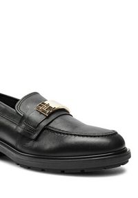 TOMMY HILFIGER - Tommy Hilfiger Loafersy FW0FW08257 Czarny. Kolor: czarny. Materiał: skóra #4