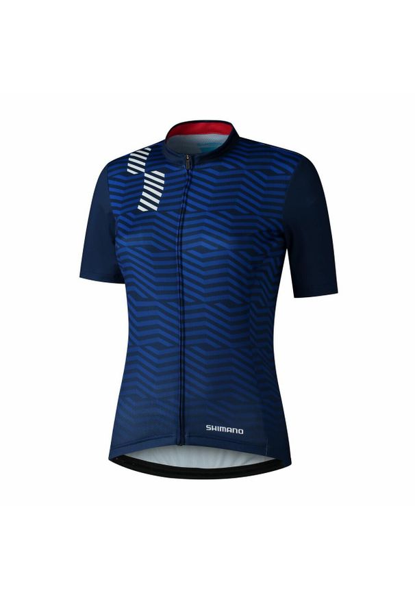 SHIMANO - Koszulka damska Shimano Mizuki. Kolor: czarny, niebieski, wielokolorowy