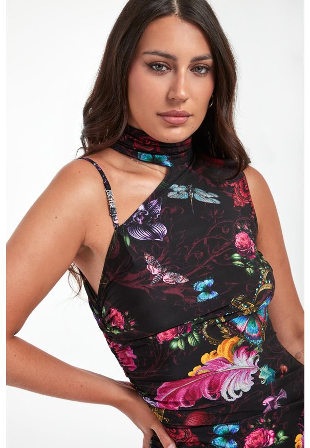 Versace Jeans Couture - Sukienka midi bodycon VERSACE JEANS COUTURE. Typ sukienki: bodycon. Długość: midi