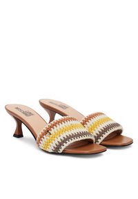 Love Moschino - LOVE MOSCHINO Klapki JA28225G0OJQA20A Kolorowy. Materiał: materiał. Wzór: kolorowy #2