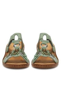 Rieker Klapki 60814-52 Zielony. Kolor: zielony. Materiał: syntetyk, materiał #6