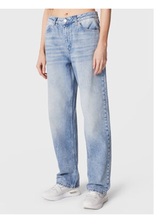 Calvin Klein Jeans Jeansy J20J220249 Niebieski Relaxed Fit. Kolor: niebieski