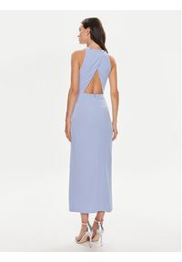 Imperial Sukienka koktajlowa AERNHAW Fioletowy Slim Fit. Kolor: fioletowy. Materiał: syntetyk. Styl: wizytowy #5