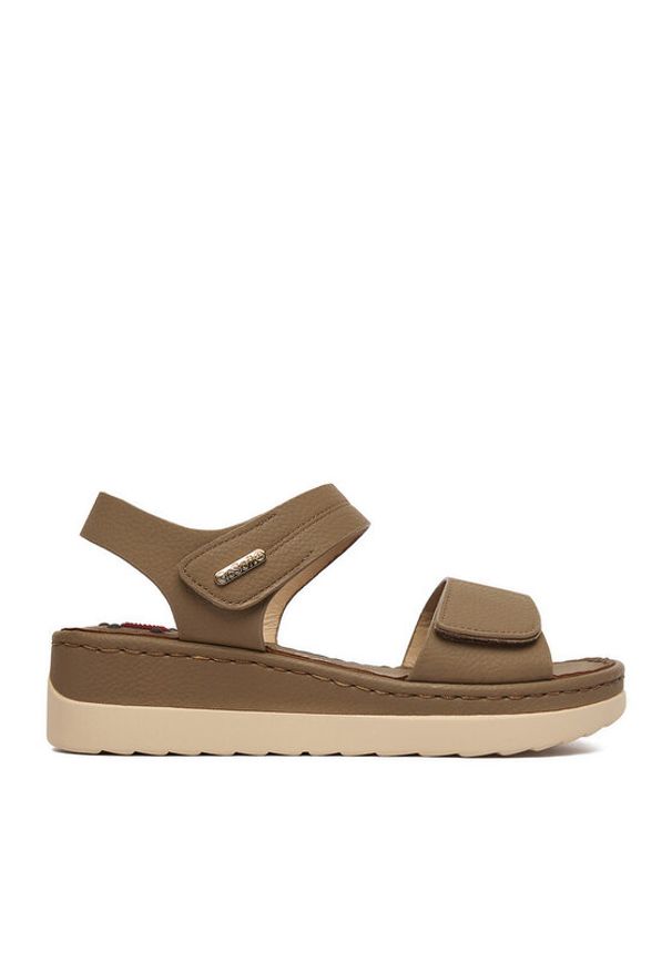 Go Soft Sandały LA3J9111-L8 Beżowy. Kolor: beżowy. Materiał: materiał