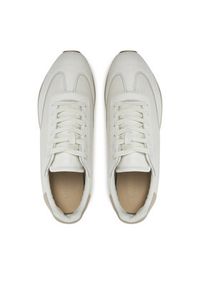 Calvin Klein Sneakersy Low Top Lace Up Tmbl Lth HM0HM01804 Biały. Kolor: biały. Materiał: skóra #6