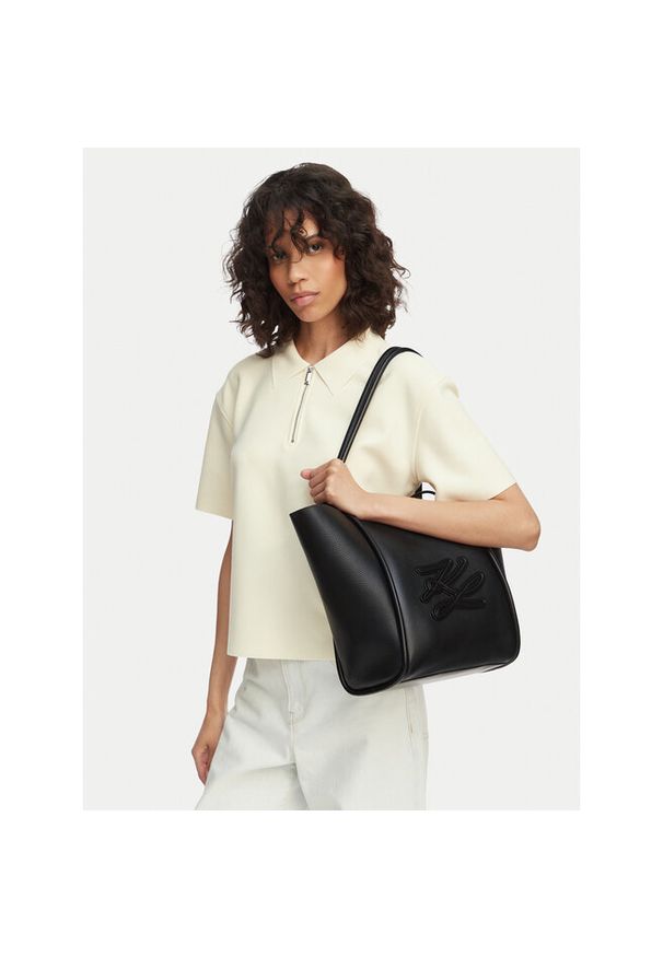 Karl Lagerfeld - Torebka KARL LAGERFELD. Kolor: czarny