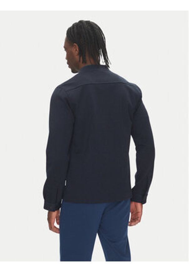 Lindbergh Kurtka przejściowa 30-306035 Granatowy Slim Fit. Kolor: niebieski. Materiał: syntetyk