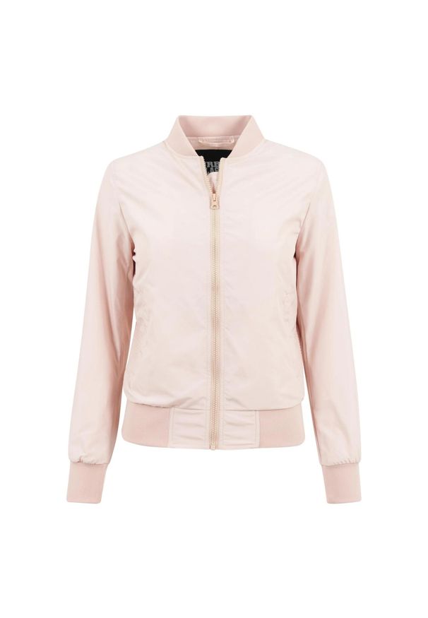 Urban Classics - Kurtka Bomberka Damska Lights. Kolor: różowy. Sport: turystyka piesza