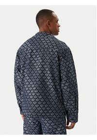 Adidas - adidas Koszula jeansowa Monogram KD0397 Niebieski Loose Fit. Kolor: niebieski. Materiał: bawełna #4