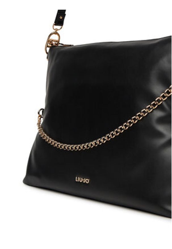 Liu Jo Torebka Ecs M Hobo AA5074 E0014 Czarny. Kolor: czarny. Materiał: skórzane