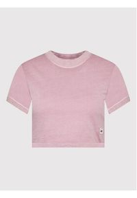 Reebok T-Shirt Classics Natural Dye HK4967 Różowy Slim Fit. Kolor: różowy. Materiał: bawełna