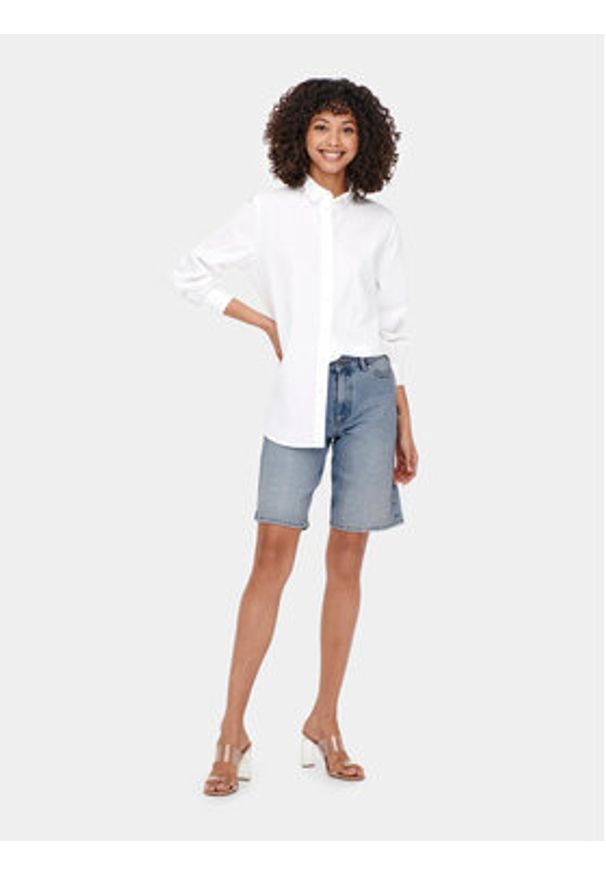 only - ONLY Szorty jeansowe Sonny 15256709 Niebieski Regular Fit. Kolor: niebieski. Materiał: bawełna