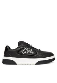 Karl Lagerfeld - KARL LAGERFELD Sneakersy KL53025 Czarny. Kolor: czarny. Materiał: skóra