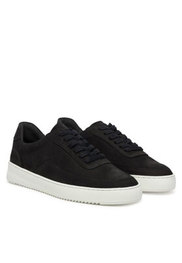 Filling Pieces Sneakersy Mondo 2.0 39922841861 Czarny. Kolor: czarny. Materiał: skóra, zamsz