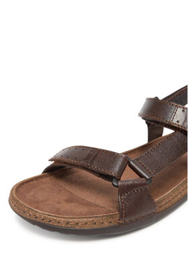 Lasocki Sandały LORENZO-17 MI25 Brązowy. Kolor: brązowy. Materiał: skóra