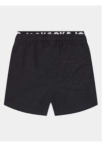 Jack&Jones Junior Szorty kąpielowe 12228535 Czarny Regular Fit. Kolor: czarny #4