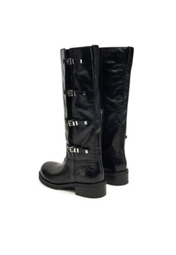 MICHAEL Michael Kors Kozaki Darrington 40F5DTFB6L Czarny. Kolor: czarny. Materiał: skóra