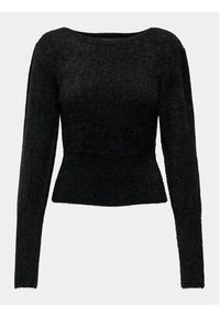 only - ONLY Sweter Lella 15260678 Czarny Slim Fit. Kolor: czarny. Materiał: syntetyk #3