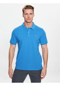 GANT - Gant Polo Original Pique 2201 Niebieski Regular Fit. Typ kołnierza: polo. Kolor: niebieski. Materiał: bawełna