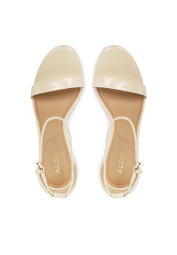 Aldo Sandały Jacynthe 14190668 Biały. Kolor: biały. Materiał: skóra