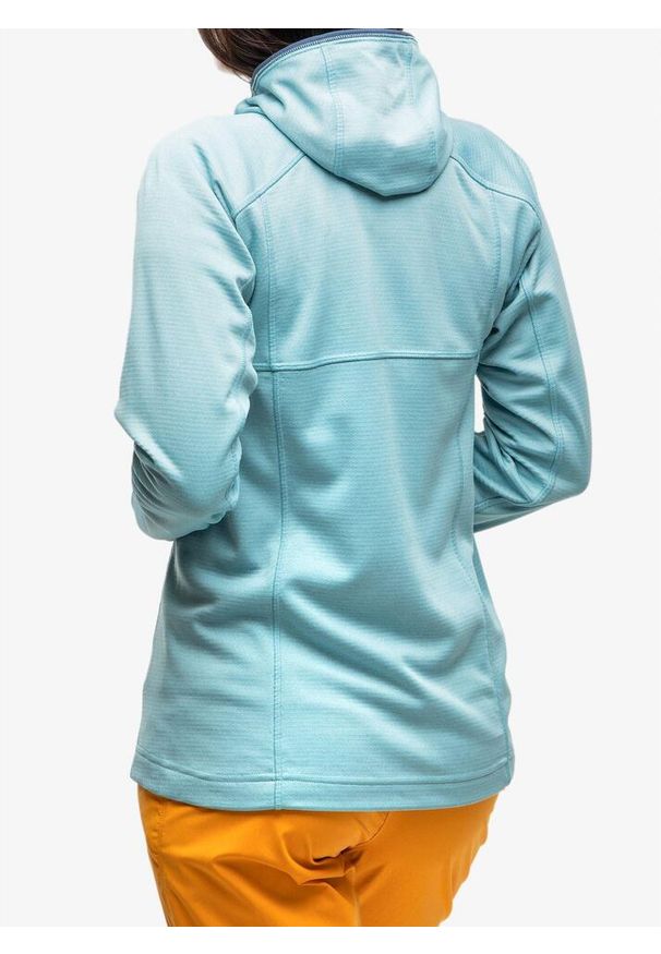 Bluza trekingowa damska Haglöfs Skuta Hood. Kolor: niebieski. Sport: turystyka piesza