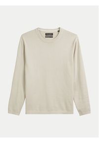 Marc O'Polo Sweter 522 5123 60248 Beżowy Regular Fit. Typ kołnierza: polo. Kolor: beżowy. Materiał: bawełna #3