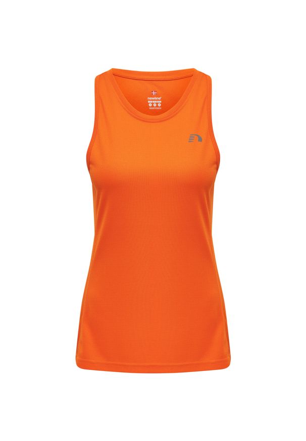 NewLine - Damski tank top Newline core running singlet. Kolor: pomarańczowy, wielokolorowy, żółty