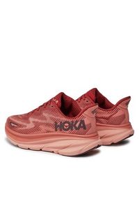 HOKA - Hoka Buty do biegania Clifton 9 1127896 Czerwony. Kolor: czerwony. Materiał: mesh, materiał