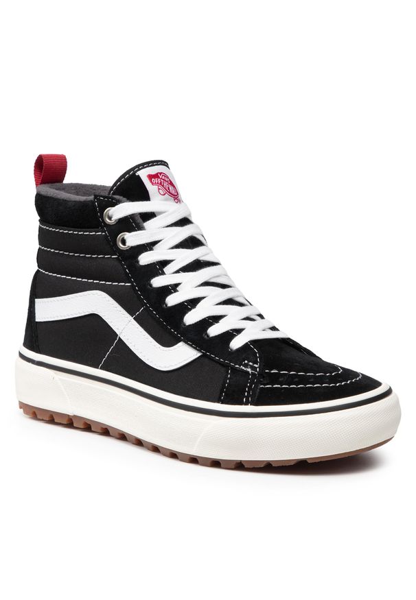 Sneakersy Vans - Sk8-Hi Mte-1 VN0A5HZY6BT1 Black/True White. Kolor: czarny. Materiał: zamsz, skóra, materiał. Model: Vans SK8
