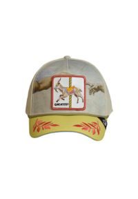 Czapka z daszkiem Goorin Bros. Animal Farm Goat Greatest Trucker 101-0310-STONE. Kolor: zielony, brązowy, wielokolorowy