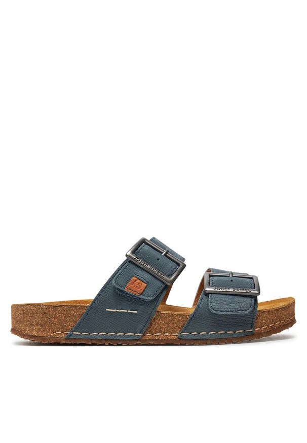 Klapki Josef Seibel. Kolor: niebieski