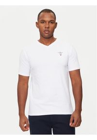 Aeronautica Militare T-Shirt AM1UTI002 Biały Regular Fit. Kolor: biały. Materiał: bawełna #1