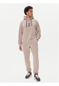 On Spodnie dresowe Club Pants 1ME1004 Beżowy Relaxed Fit. Kolor: beżowy. Materiał: bawełna #4