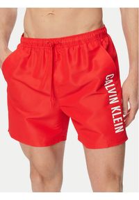 Calvin Klein Swimwear Szorty kąpielowe LV00N61047 Czerwony Regular Fit. Kolor: czerwony. Materiał: syntetyk #1