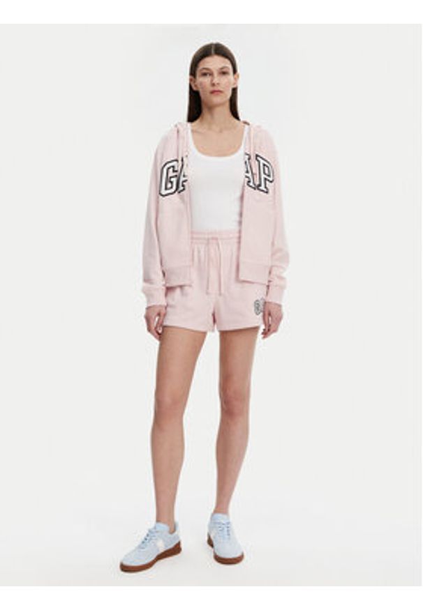 GAP - Gap Szorty sportowe 870535-05 Różowy Regular Fit. Kolor: różowy. Materiał: bawełna