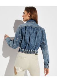 SER.O.YA NEW YORK - Jeansowa kurtka o krótkim kroju Cleo. Kolor: niebieski. Materiał: jeans. Długość: krótkie