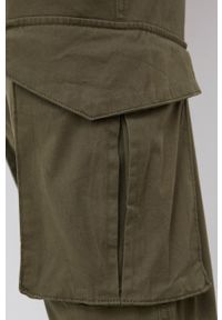 Only & Sons Spodnie męskie kolor zielony w fasonie cargo. Okazja: na co dzień. Kolor: zielony. Materiał: tkanina, bawełna. Wzór: gładki. Styl: casual #2