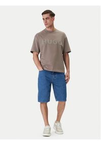 Hugo - HUGO Szorty jeansowe Skate 50555993 Niebieski Straight Fit. Kolor: niebieski. Materiał: bawełna #2