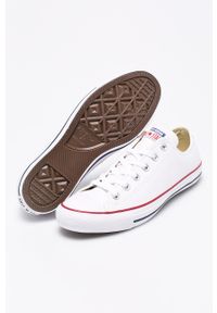 Converse - Tenisówki. Nosek buta: okrągły. Zapięcie: sznurówki. Kolor: biały. Materiał: syntetyk, materiał, skóra, guma. Szerokość cholewki: normalna #4