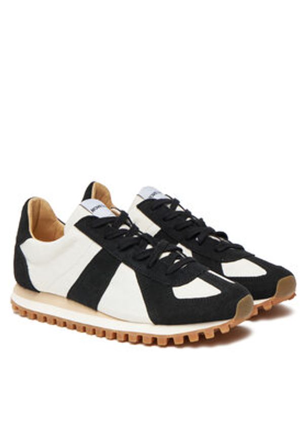 Novesta Sneakersy Gat Trail N259004-002BLC001 Czarny. Kolor: czarny. Materiał: zamsz, skóra