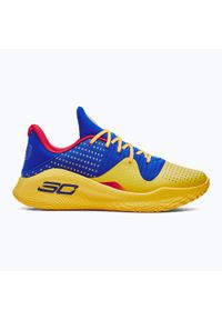 Buty do koszykówki Under Armour Curry 4 Low Flotro. Kolor: niebieski. Sport: koszykówka