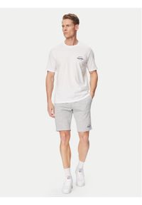 Jack & Jones Komplet t-shirt i spodenki Brandon 12298184 Biały Regular Fit. Kolor: biały. Materiał: bawełna #1