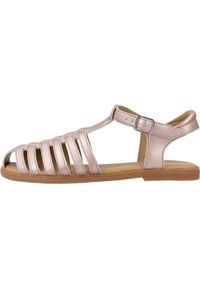 Geox - Sandały GEOX J SANDAL KARLY GIRL Rose. Kolor: różowy. Materiał: syntetyk, skóra. Sezon: lato