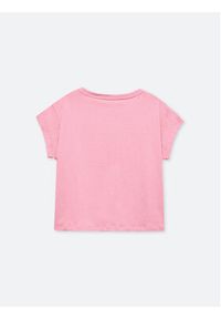 Americanos T-Shirt Houston Różowy Relaxed Fit. Kolor: różowy. Materiał: bawełna #4