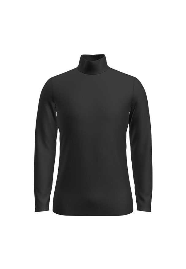 Icebreaker - Bluza termoaktywna męska icebreaker 260 Tech Turtleneck. Kolor: czarny. Materiał: wełna. Długość rękawa: długi rękaw. Długość: długie. Sport: turystyka piesza
