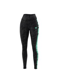 Legginsy sportowe damskie z wysokim stanem EXTREME HOBBY NEO. Stan: podwyższony. Kolor: zielony. Materiał: poliester, elastan