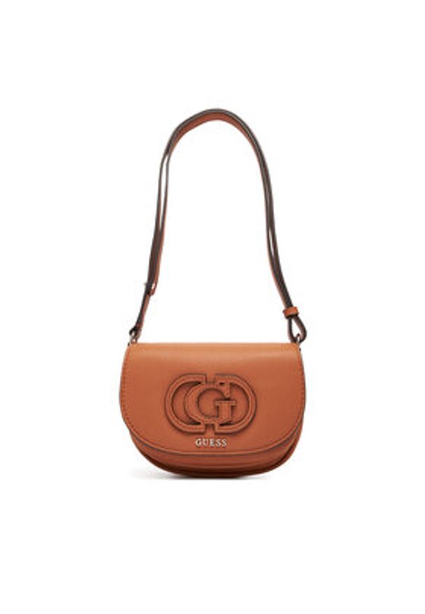 Guess Torebka Calebra Mini HWBG95 36780 Brązowy. Kolor: brązowy. Materiał: skórzane