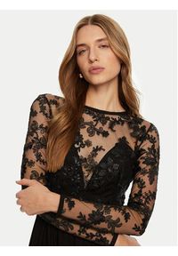 Babylon Sukienka wieczorowa EL0709 Czarny Regular Fit. Kolor: czarny. Styl: wizytowy #5