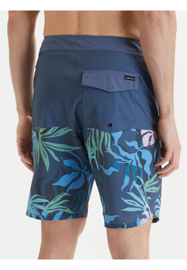 Quiksilver Szorty kąpielowe Highline Arch 19" EQYBS04864 Granatowy Regular Fit. Kolor: niebieski. Materiał: syntetyk