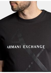 Koszulka męska czarna Armani Exchange 8NZT76 Z8H4Z 1200. Kolor: czarny #2